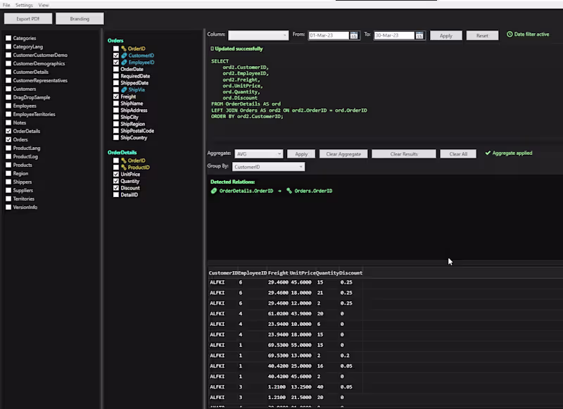 Cover image for SGENYX DB Visual Query &