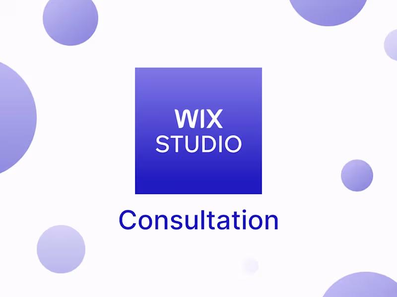 Cover image for Wix Studio, Wix Editor Consultation Service