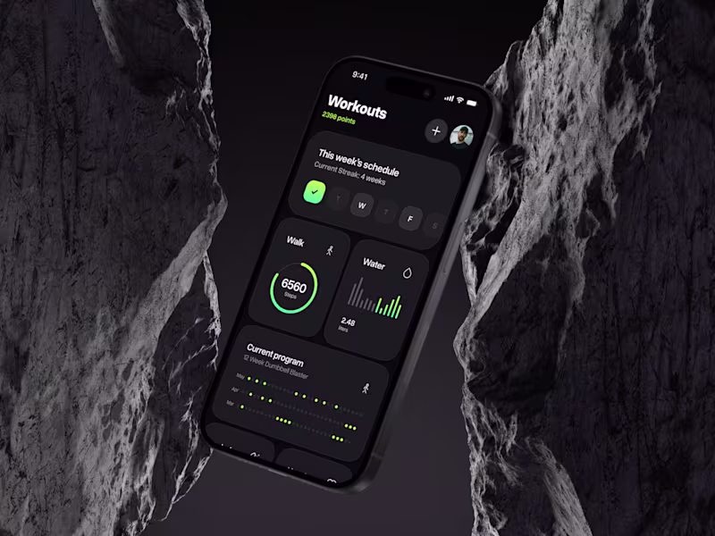 Cover image for Workout app concept