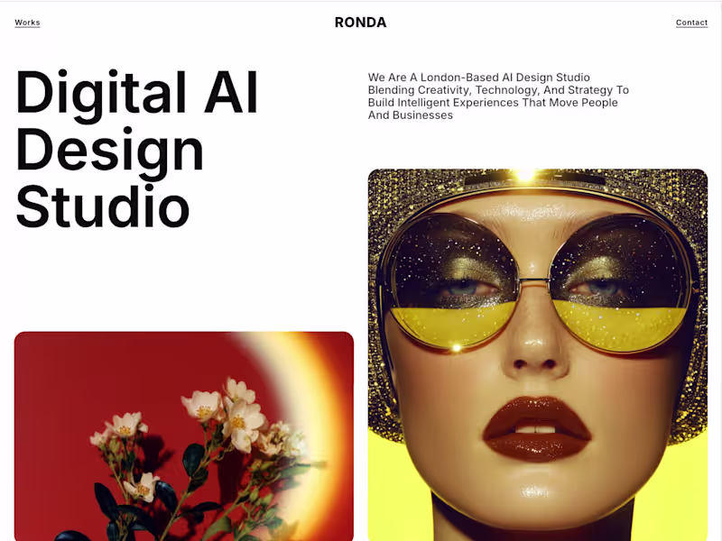 Cover image for RONDA: Elevate Your Portfolio with a Modern Readymag Template