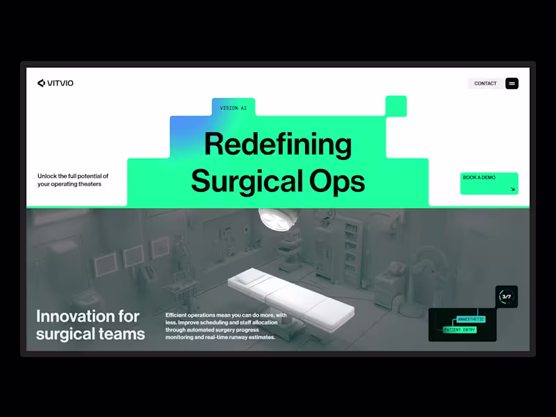 Cover image for VitVio | The future of AI-powered operating rooms