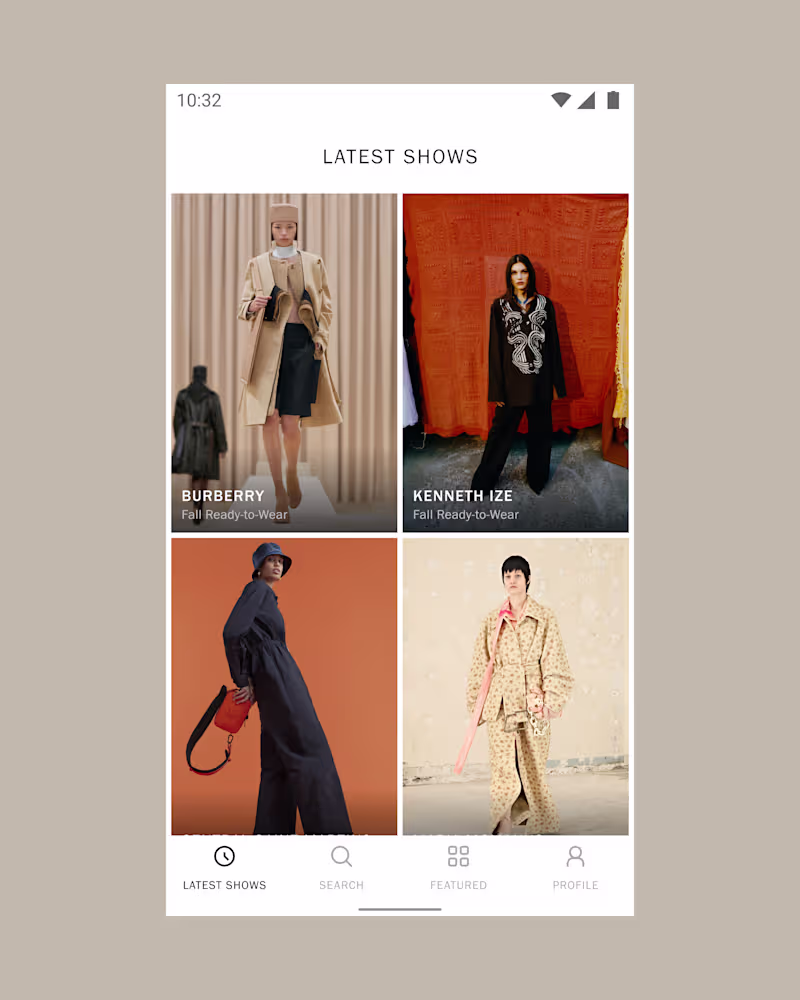 Cover image for Designing the Vogue Runway Android app