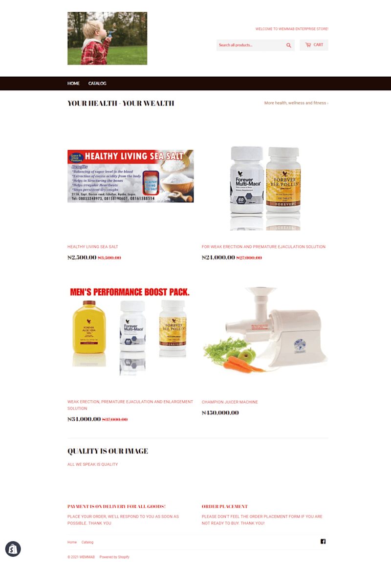 Cover image for E-commerce Website