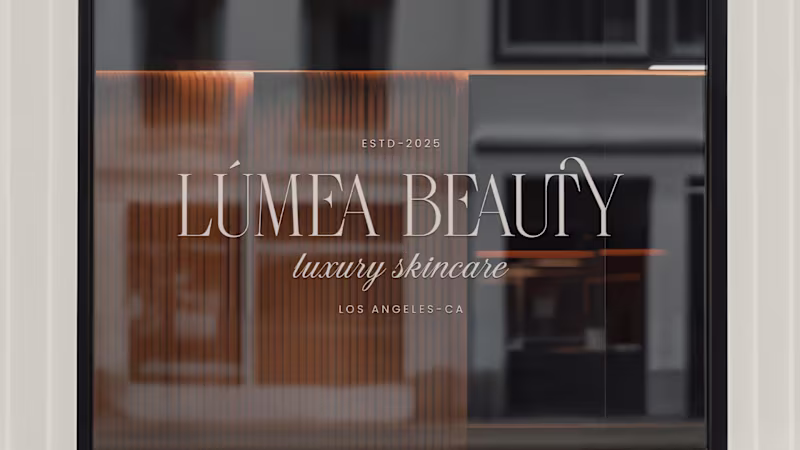 Cover image for LÚMEA Luxury Skincare Brand Identity Concept