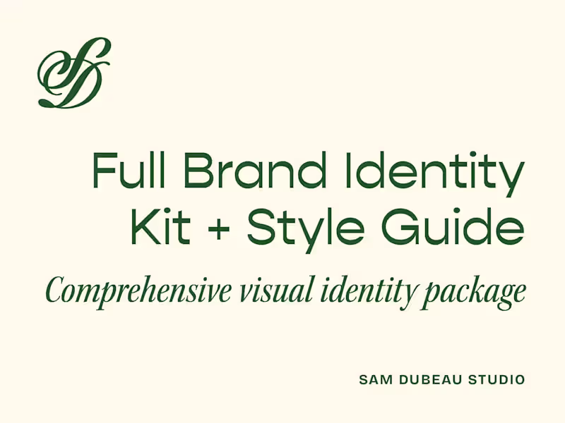 Cover image for Full Brand Identity Package