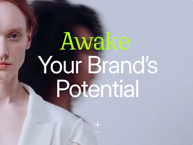 Cover image for One of the recent branding concepts I created for Awoke Desi...