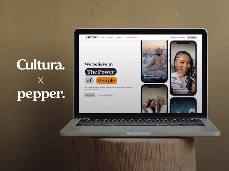Cover image for Social Marketing Agency | Pepper
