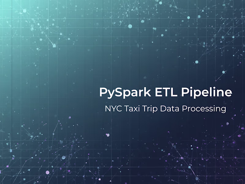 Cover image for NYC Taxi Data Processing and Analysis Pipeline