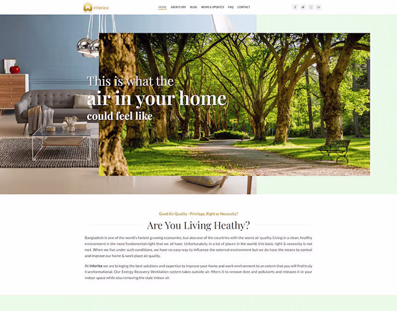 Cover image for interiex tech ltd on Behance