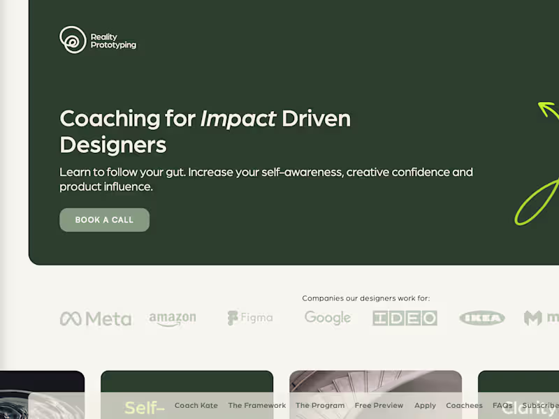 Cover image for Copywriter and Graphic Designer - Reality Prototyping Coaching