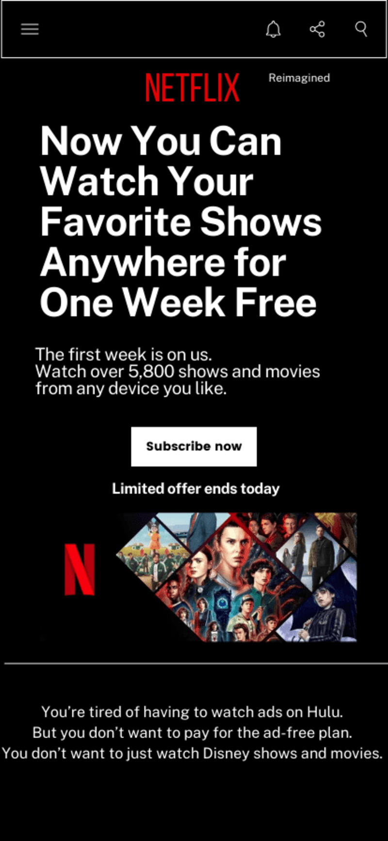 Cover image for Portfolio: Streaming Service Subscription