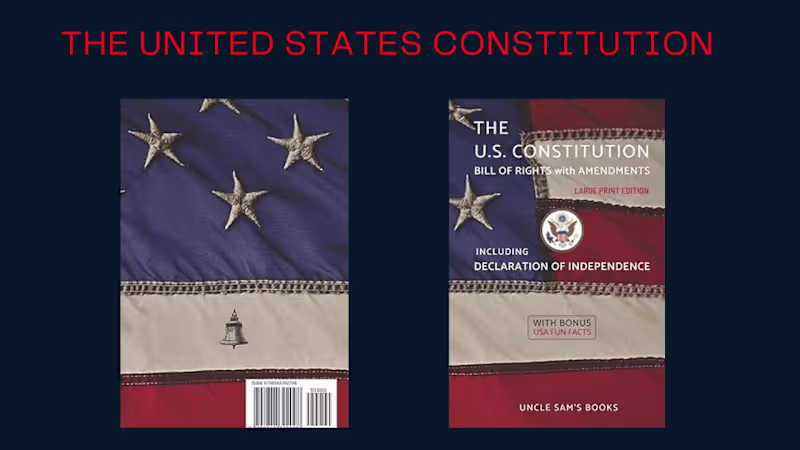 Cover image for The Declaration, the Constitution, and the Bill of Rights