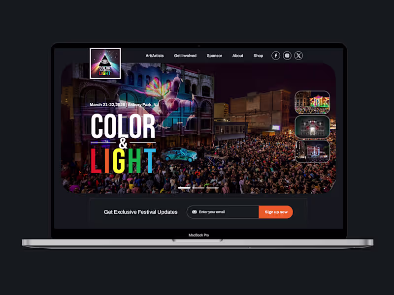 Cover image for Built the complete website for