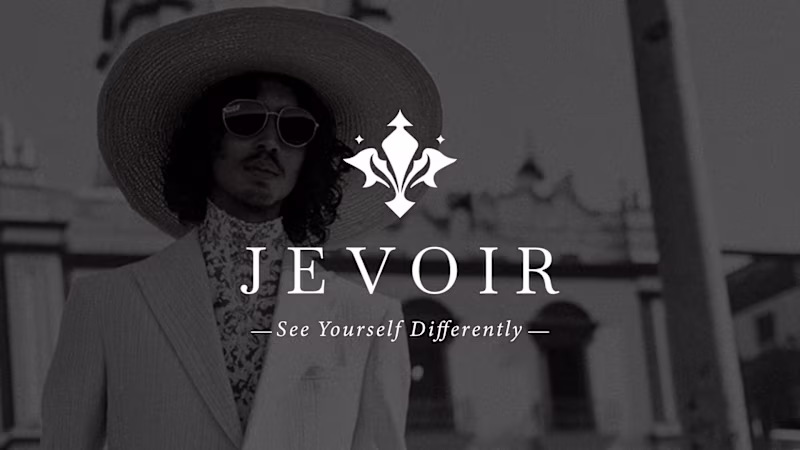 Cover image for Jevoir – Bold Monochrome Streetwear Brand Identity