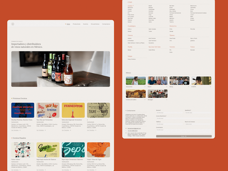 Cover image for Fermentos Raros Website Development