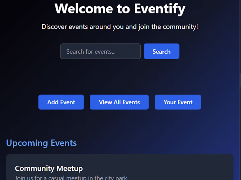 Cover image for It is event management platform