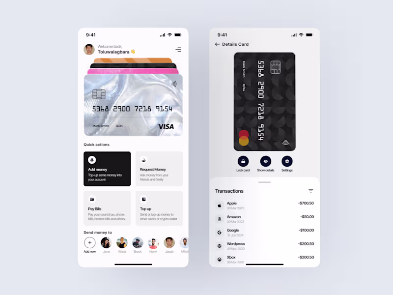 Cover image for Finance app