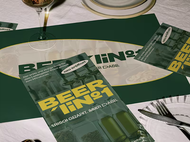 Cover image for BEER'li№1 - Visual Identity & Branding /Craft Beer Shop