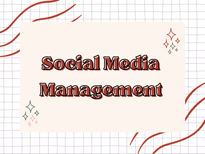 Cover image for Social Media Management
