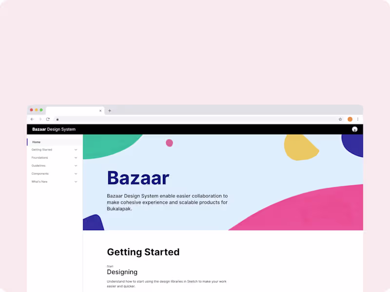 Cover image for Bazaar Design System