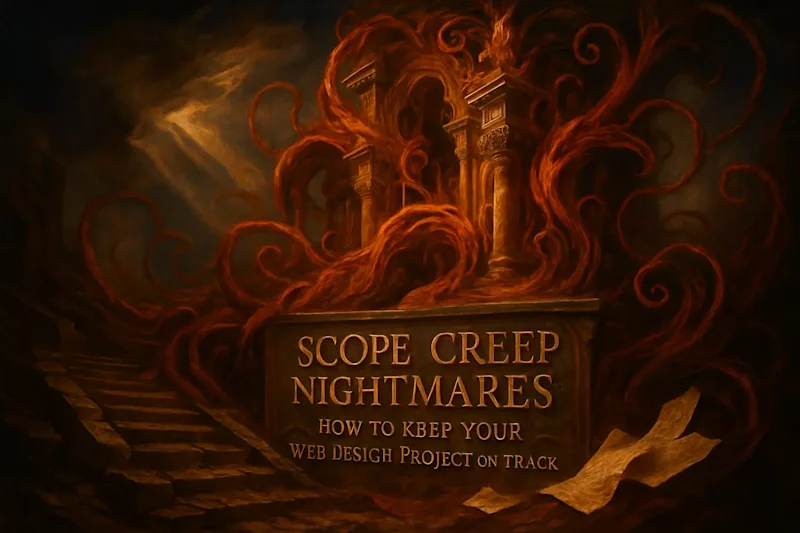 Cover image for Scope Creep Nightmares: How to Keep Your Web Design Project on Track
