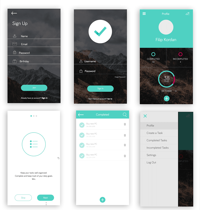 Cover image for Mobile Screens Demo