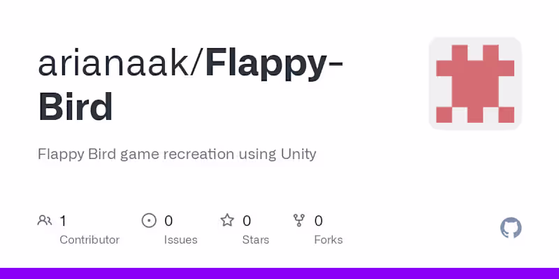 Cover image for Flappy Bird Remake in Unity