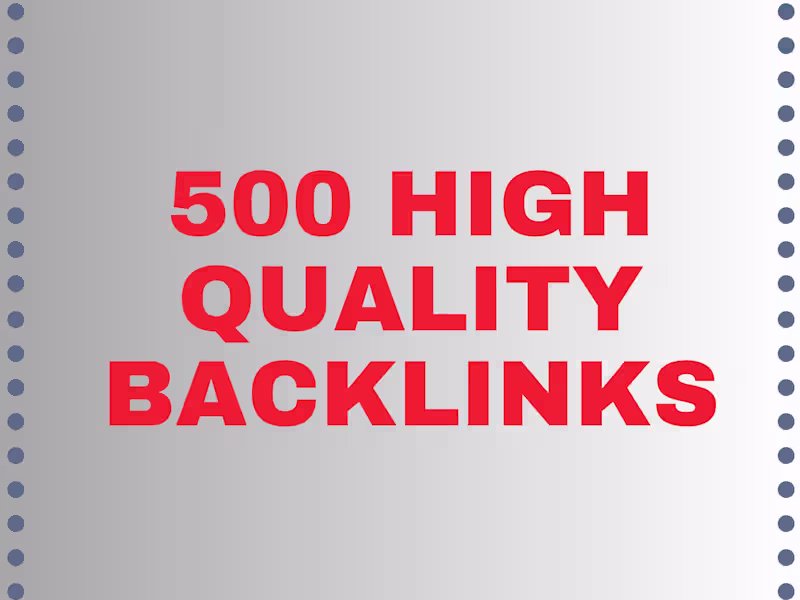 Cover image for 500 White Hat manual SEO backlinks