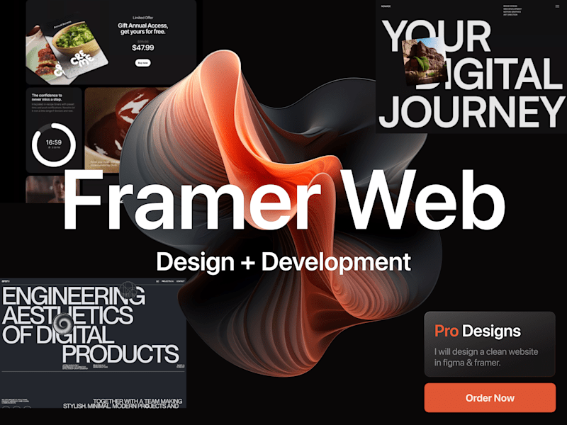 Cover image for  Website Design + Framer Development