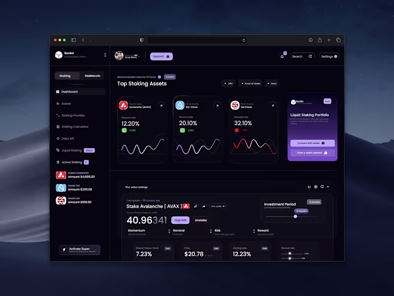 Cover image for Designing Boxilet's Crypto Staking Platform