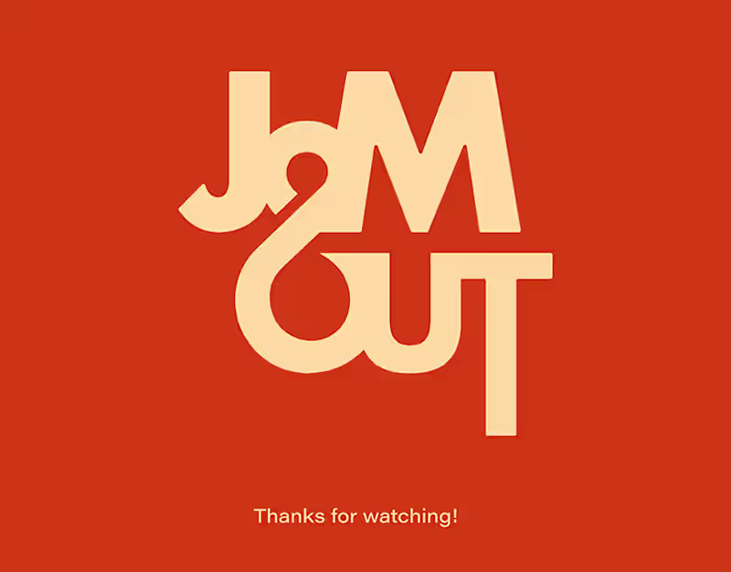 Cover image for Logo Design 2022 Jom and Out | Behance