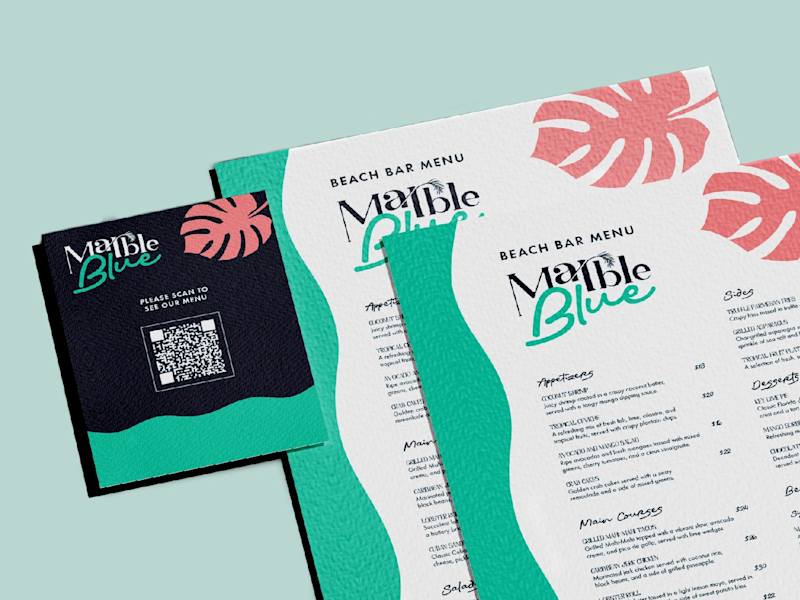 Cover image for Marble Blue: Brand Identity
