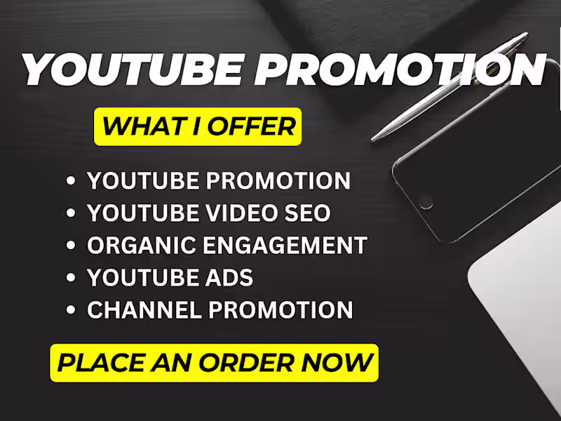 Cover image for I will do YouTube video promotion