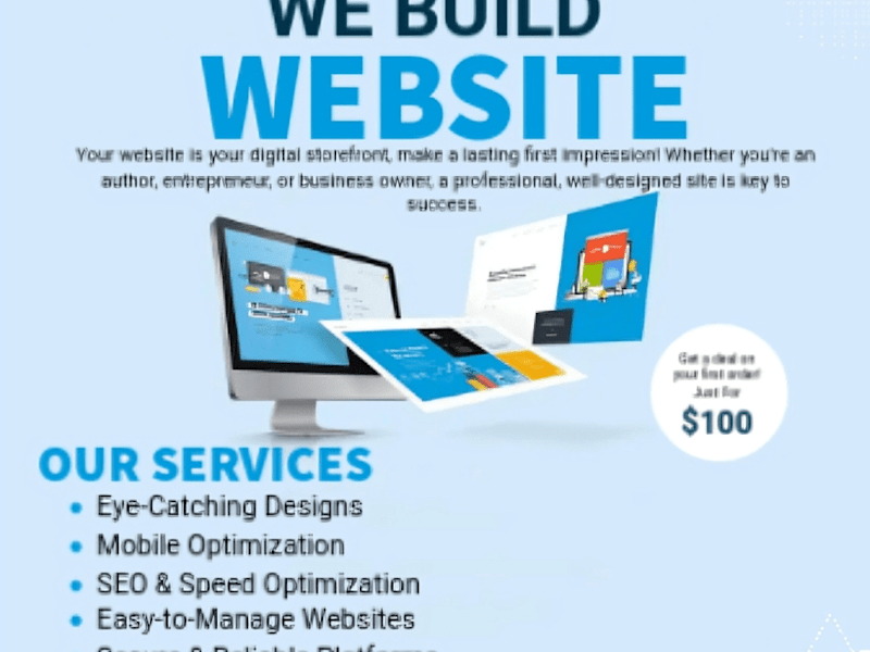 Cover image for Author Website Development