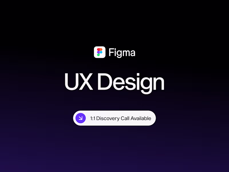 Cover image for UX Design (Freelance)