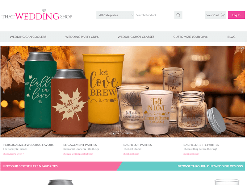 Cover image for Custom Web Development for ThatWeddingShop - Built with Next.j