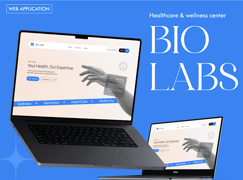 Cover image for Bio Labs | Healthcare & Wellness Centre Website Design