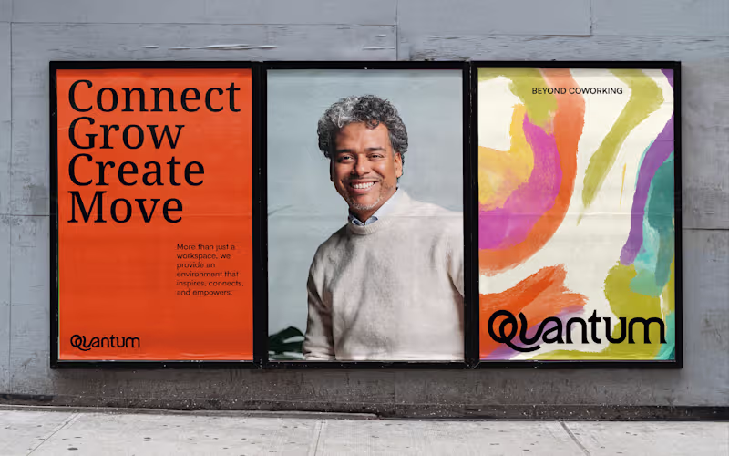 Cover image for Visual identity - Quantum Workspaces