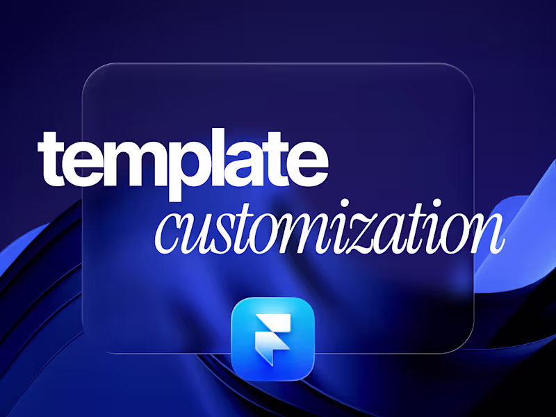 Cover image for Template Customization