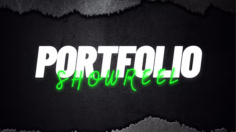 Cover image for Portfolio Showreel | video editor - YouTube