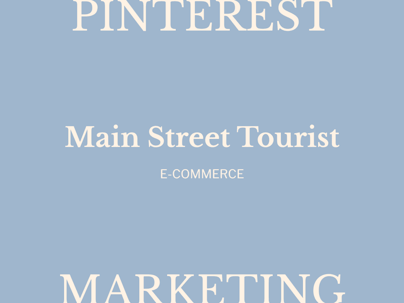 Cover image for Pinterest Marketing for E-Commerce Brand