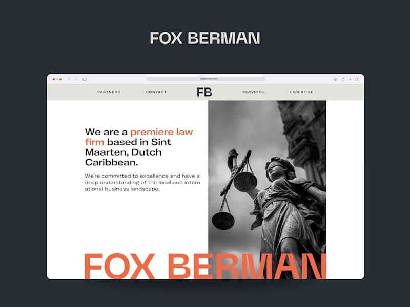 Cover image for Fox Berman • Website for a Law Firm (Framer)