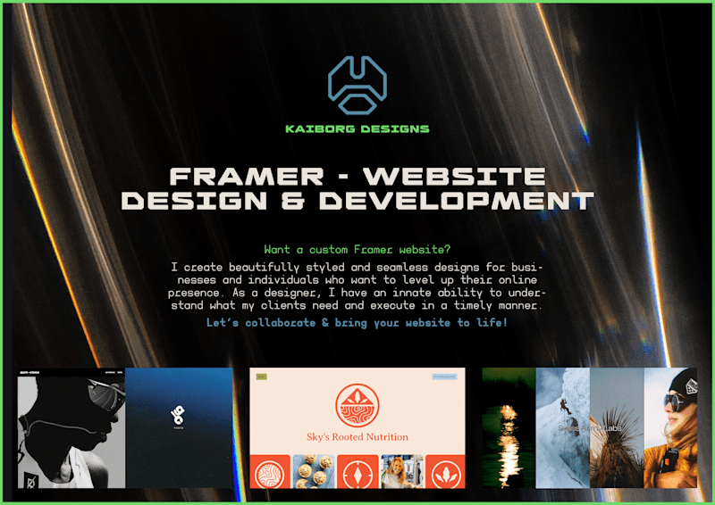 Cover image for Framer - Website Design & Development