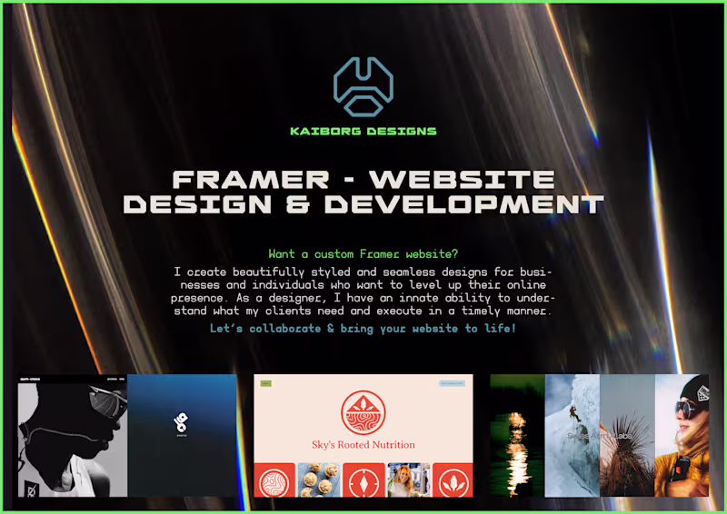 Cover image for Framer - Website Design & Development