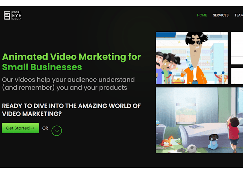 Cover image for React Website for Renowned Animation Studio