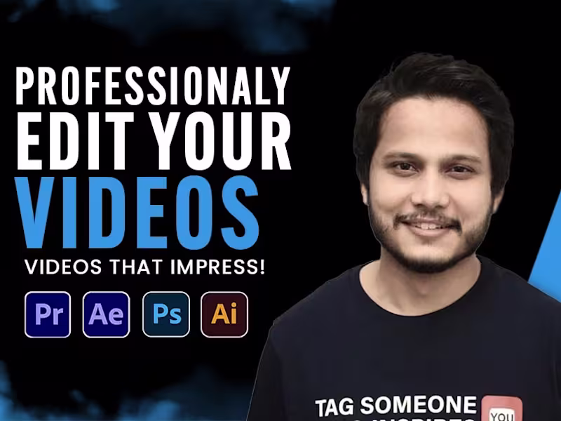 Cover image for I will Professionally edit your videos to perfection