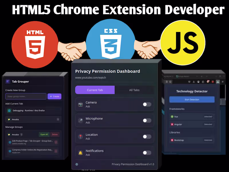 Cover image for Chrome Extension Developer
