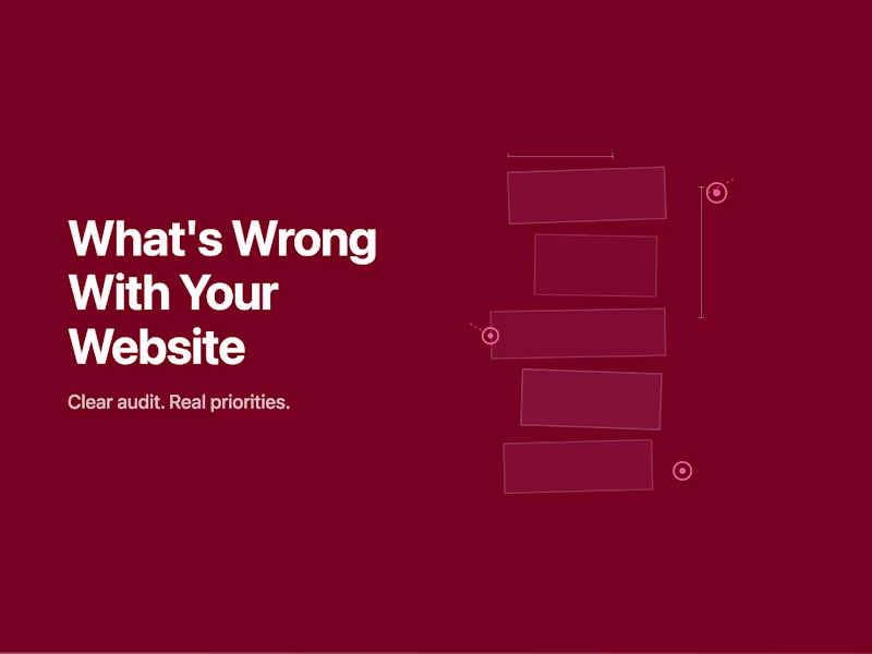 Cover image for Homepage & UX Audit for Outdated Websites