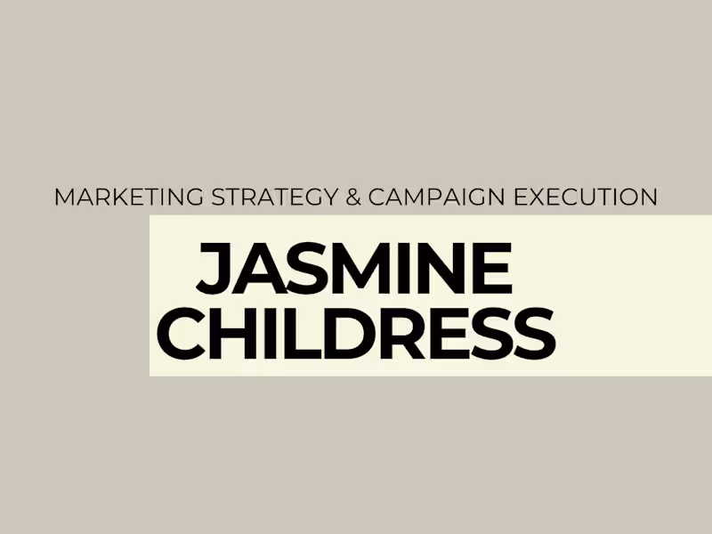 Cover image for Marketing Strategy & Campaign Execution