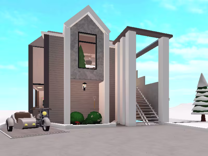 Cover image for I will build you a modern Bloxburg house